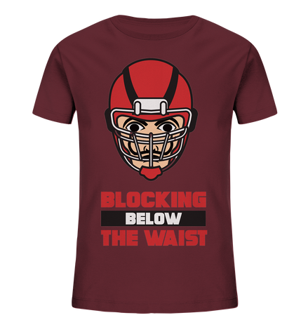 Blocking Below The Waist - Kids Organic Shirt