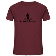 Playoff Flag Football  Women black  - Kids Organic Shirt