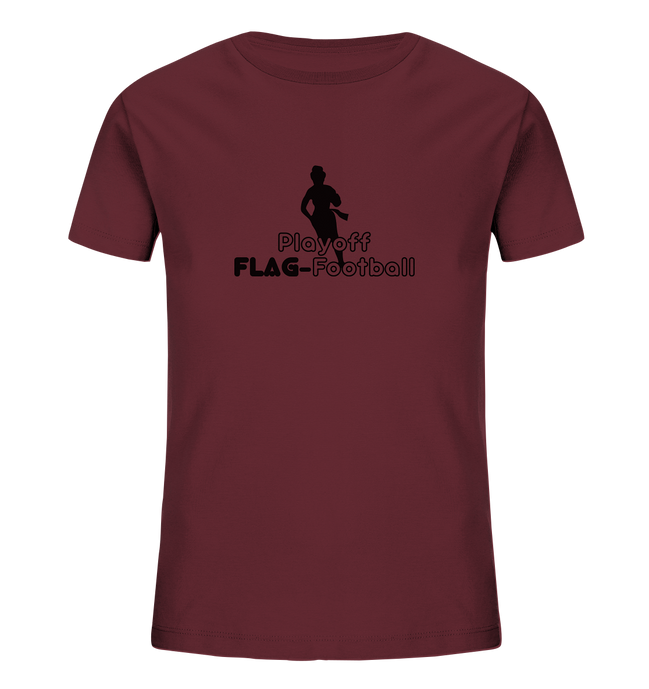 Playoff Flag Football  Women black  - Kids Organic Shirt