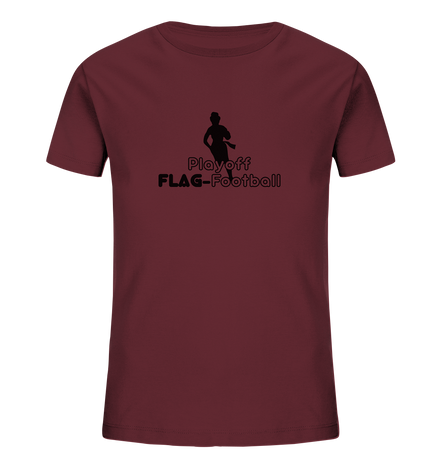 Playoff Flag Football  Women black  - Kids Organic Shirt