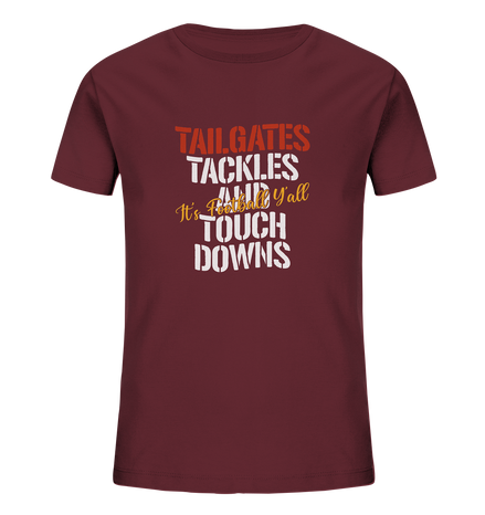 Tailgate Tackles - Kids Organic Shirt