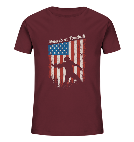 American Football Banner - Kids Organic Shirt