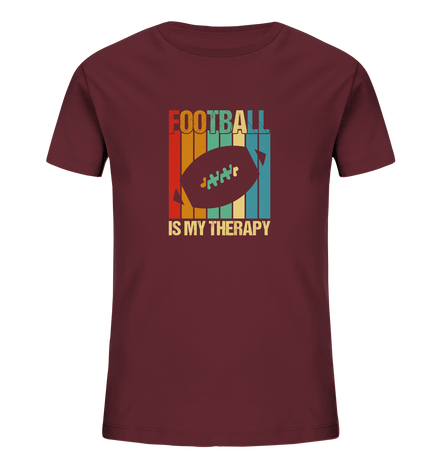 Football is my Therapy - Kids Organic Shirt