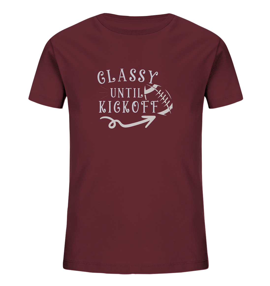 Glassy until Kick Off  - Kids Organic Shirt