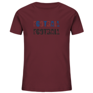 Football Silhouette - Kids Organic Shirt