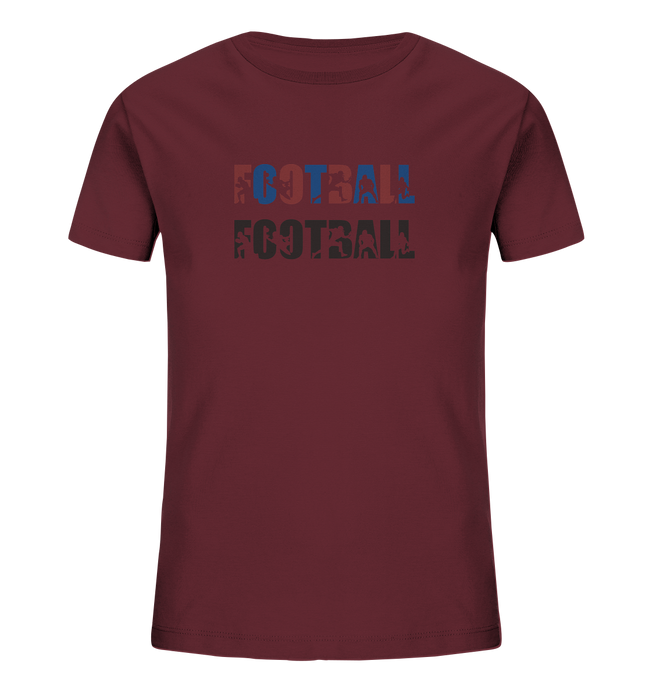 Football Silhouette - Kids Organic Shirt