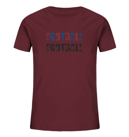 Football Silhouette - Kids Organic Shirt
