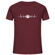 Football Heartbeat - Kids Organic Shirt
