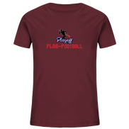 Playoff Flag Football  Men red - Kids Organic Shirt
