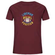 Lineman Brick Wall - Kids Organic Shirt