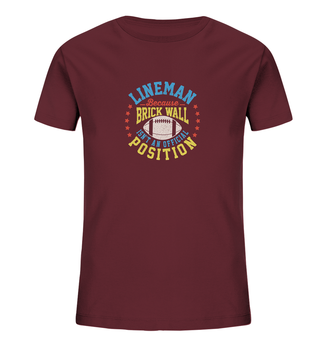 Lineman Brick Wall - Kids Organic Shirt
