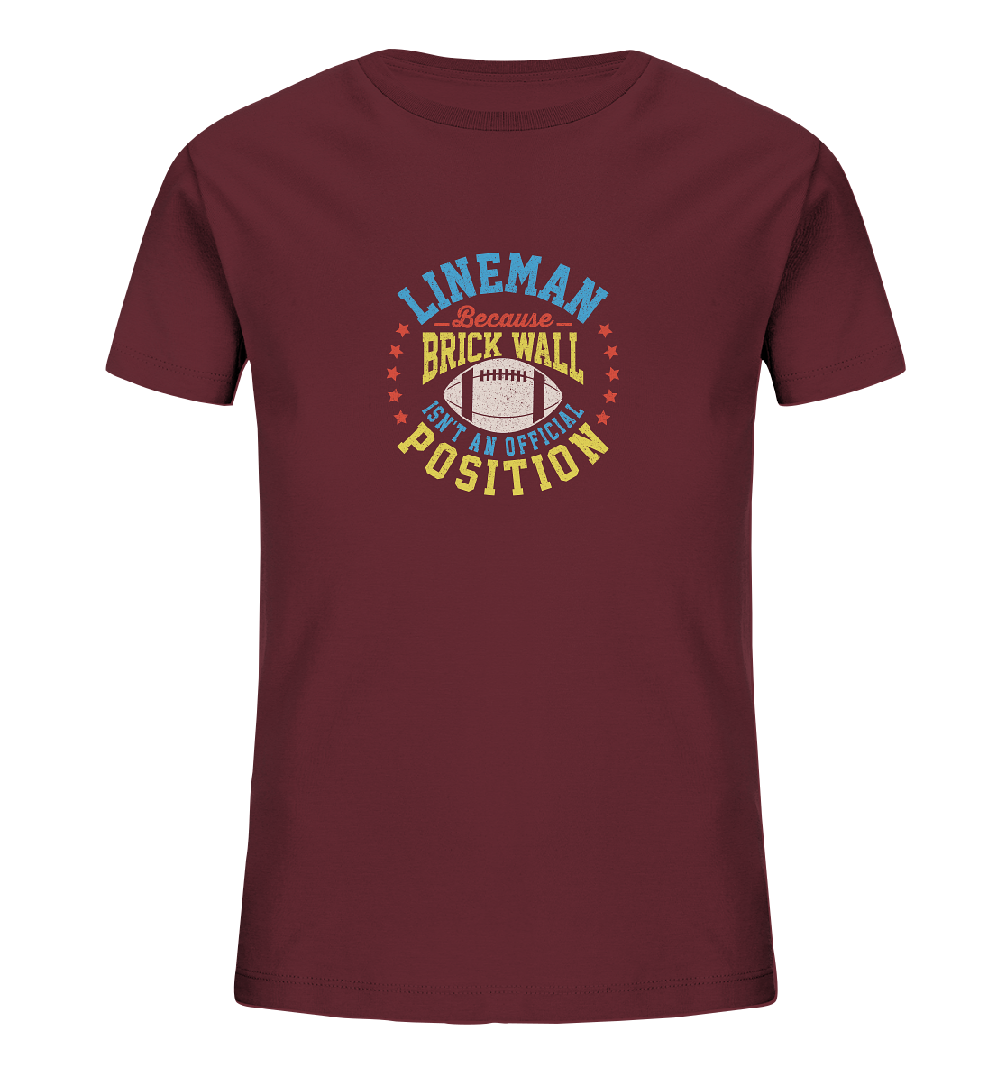 Lineman Brick Wall - Kids Organic Shirt