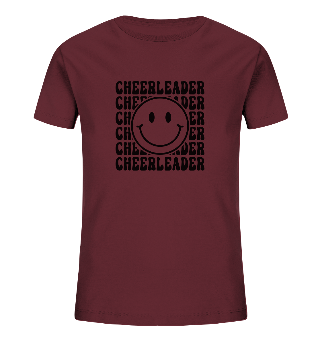 Cheerleader Smiley - Kids Organic Shirt