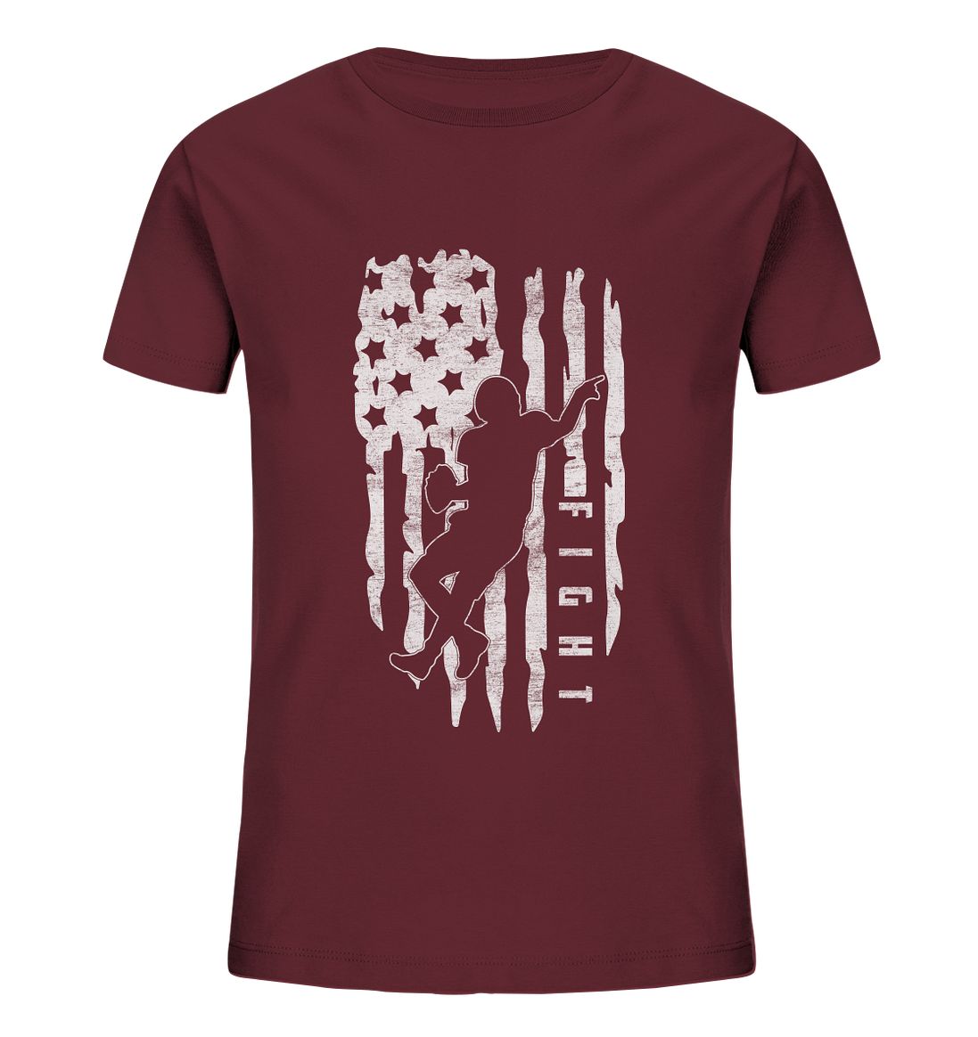 USA Flag Fight - Kids Organic Shirt