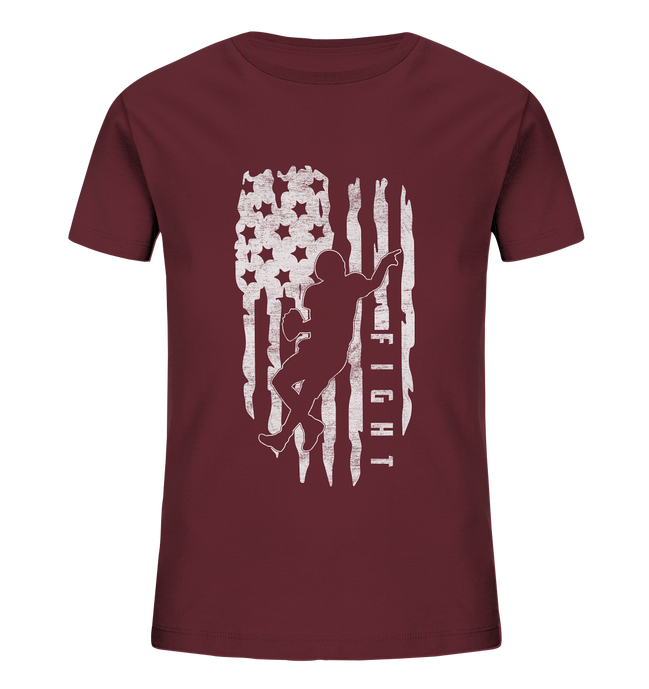 USA Flag Fight - Kids Organic Shirt
