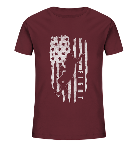 USA Flag Fight - Kids Organic Shirt
