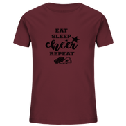 Eat Sleep Cheer Repeat - Kids Organic Shirt