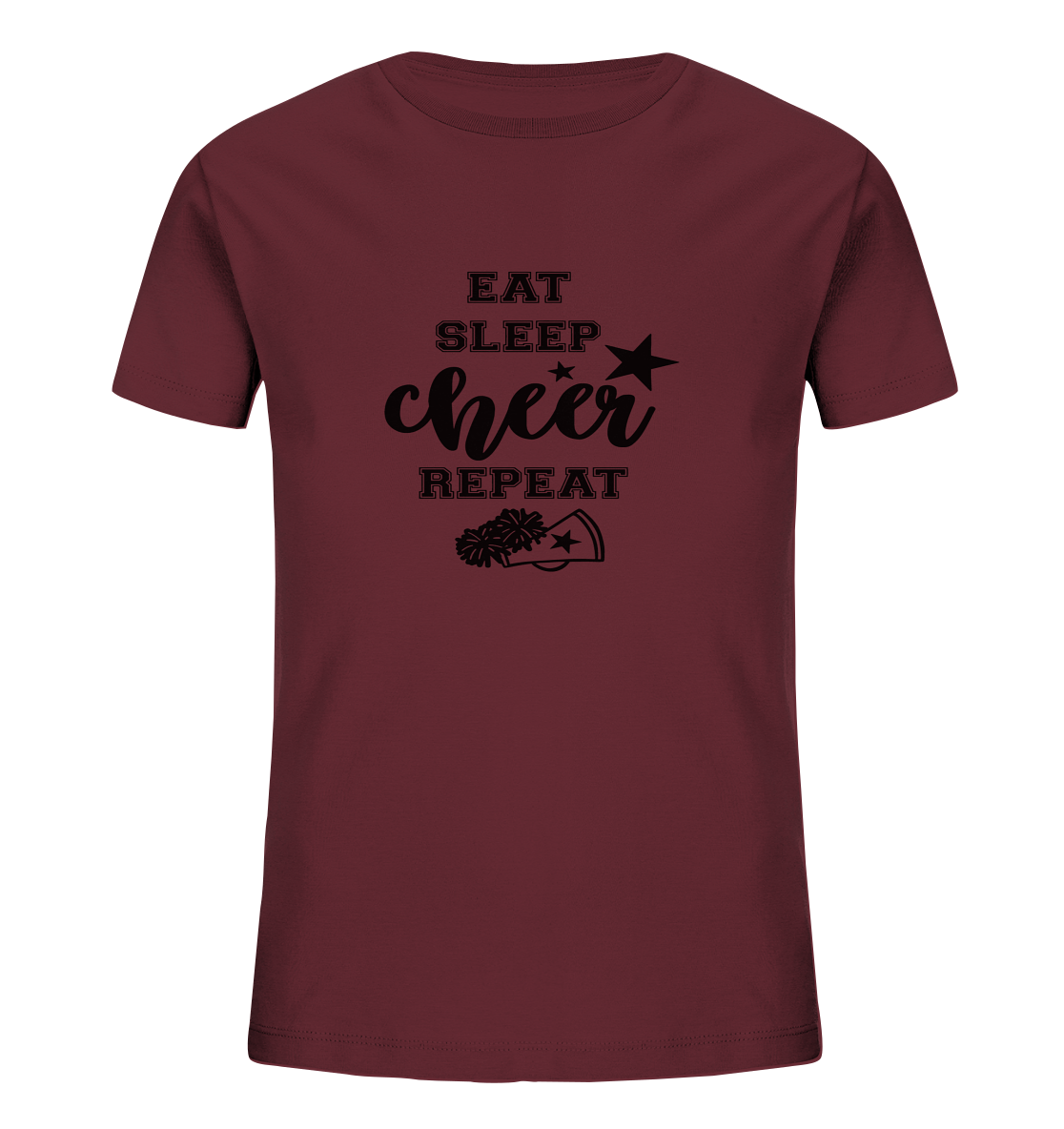 Eat Sleep Cheer Repeat - Kids Organic Shirt