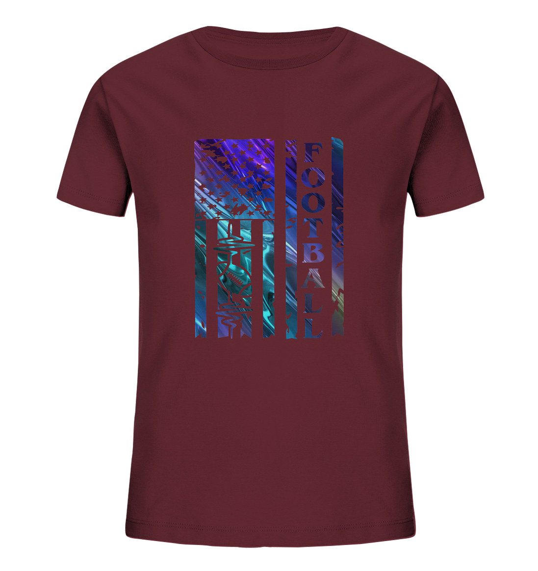 USA Football Flag - Kids Organic Shirt