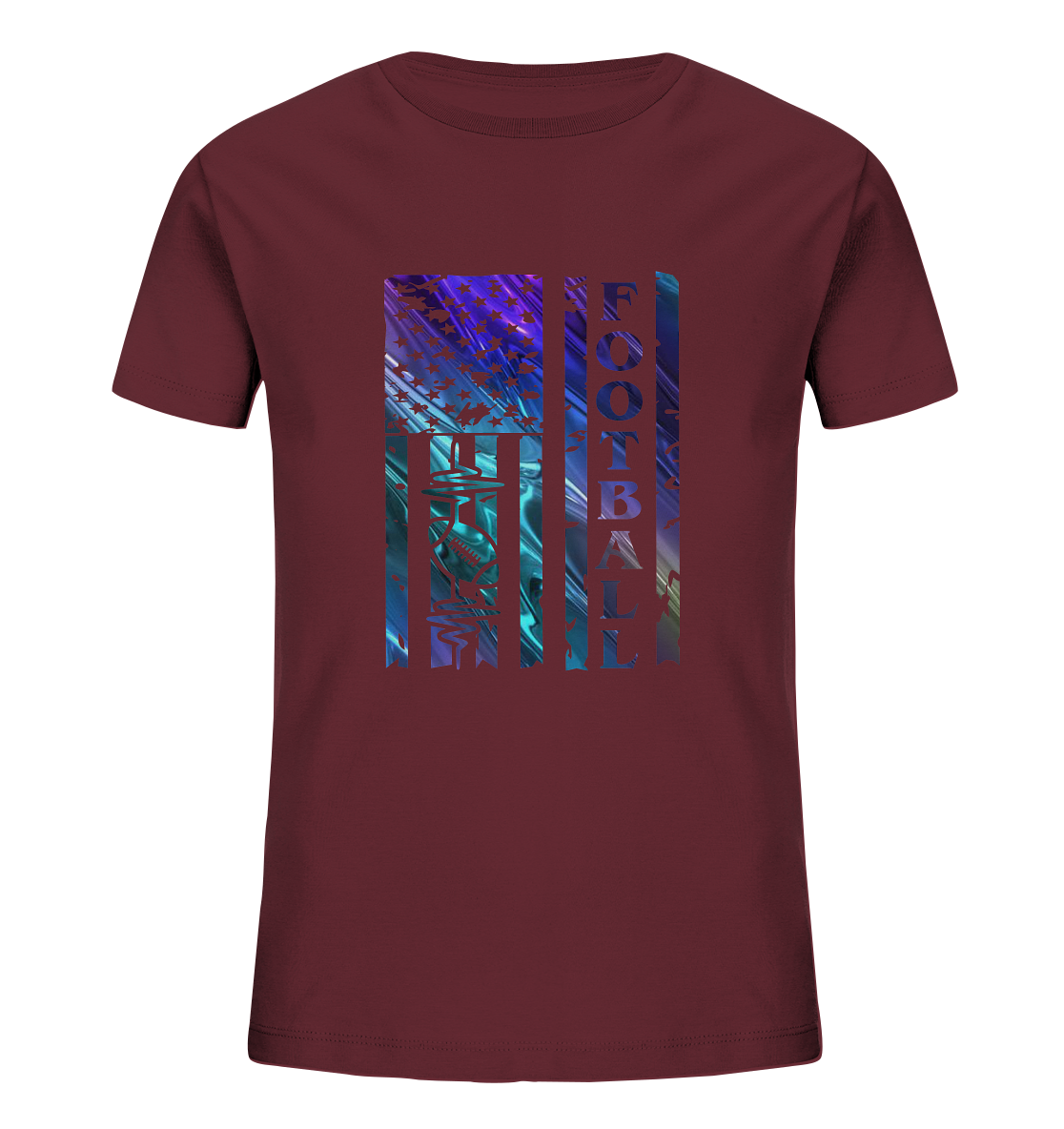 USA Football Flag - Kids Organic Shirt