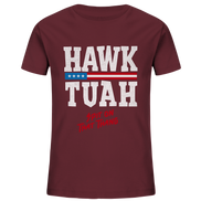 Hawk Tuah White - Kids Organic T-Shirt