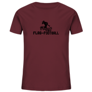 Playoff Flag Football Men Black - Kids Organic Shirt