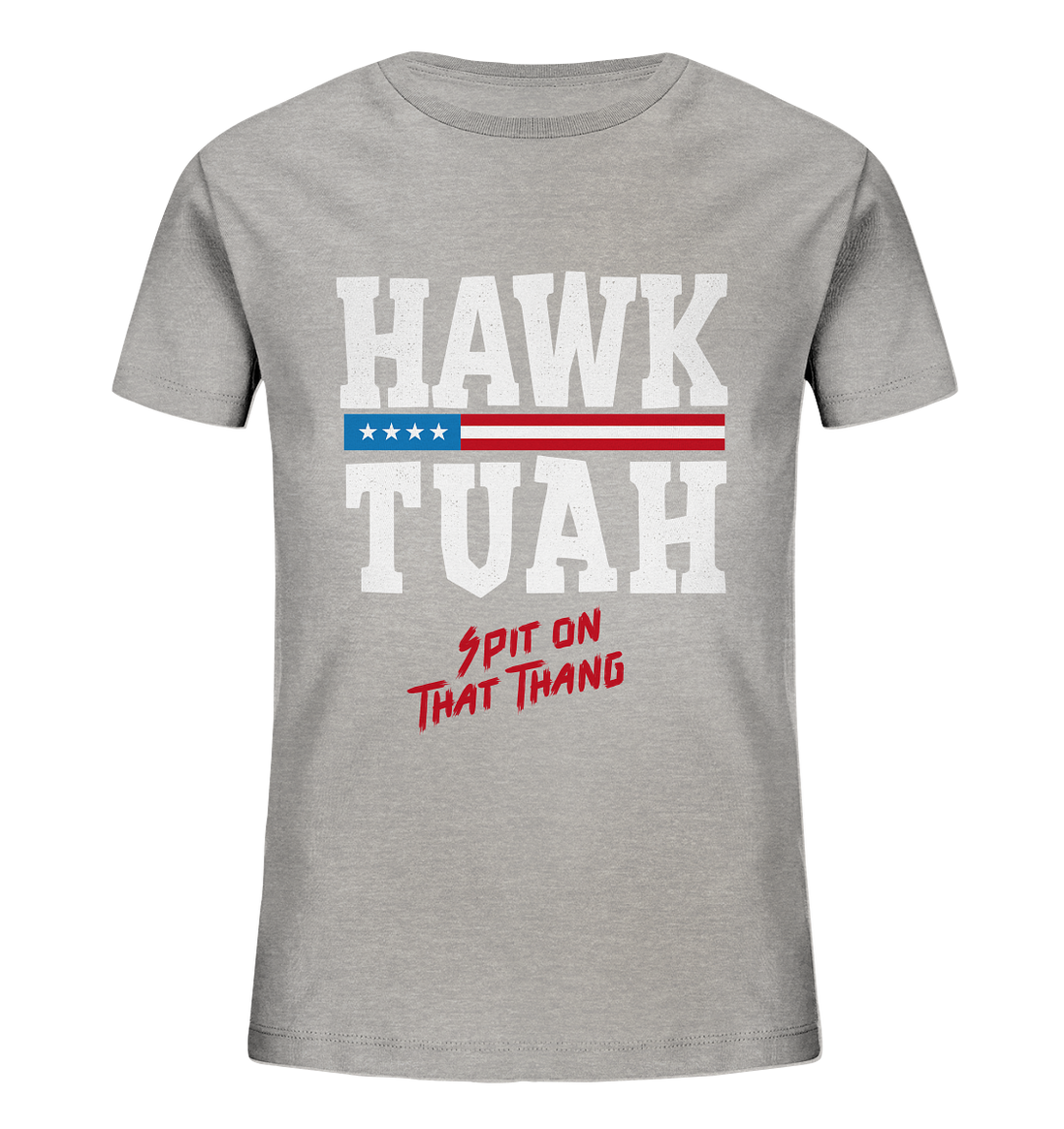 Hawk Tuah White - Kids Organic T-Shirt