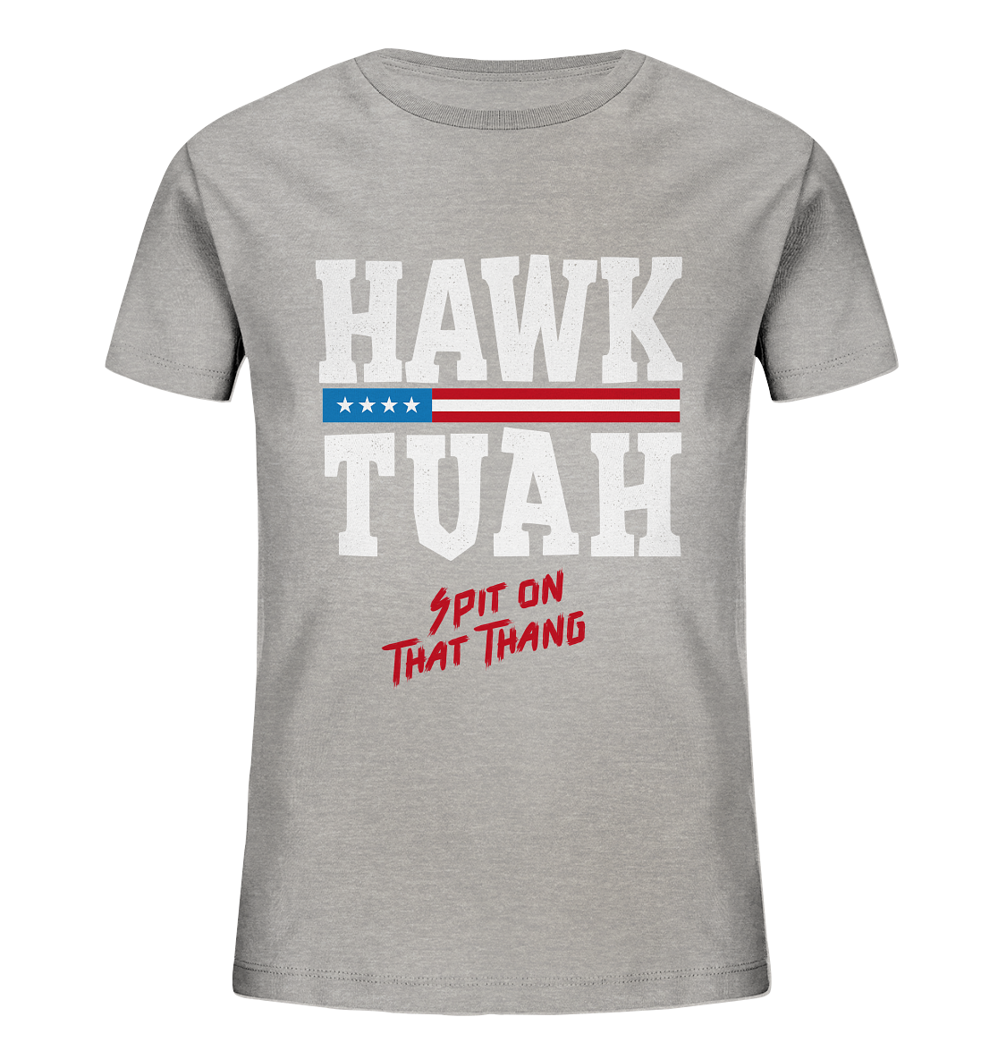 Hawk Tuah White - Kids Organic T-Shirt