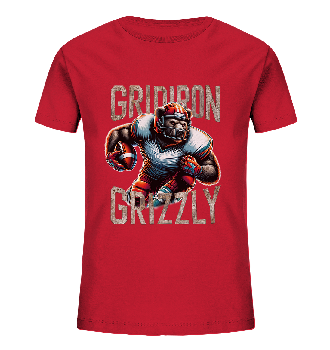 Gridiron Grizzly - Kids Organic Shirt