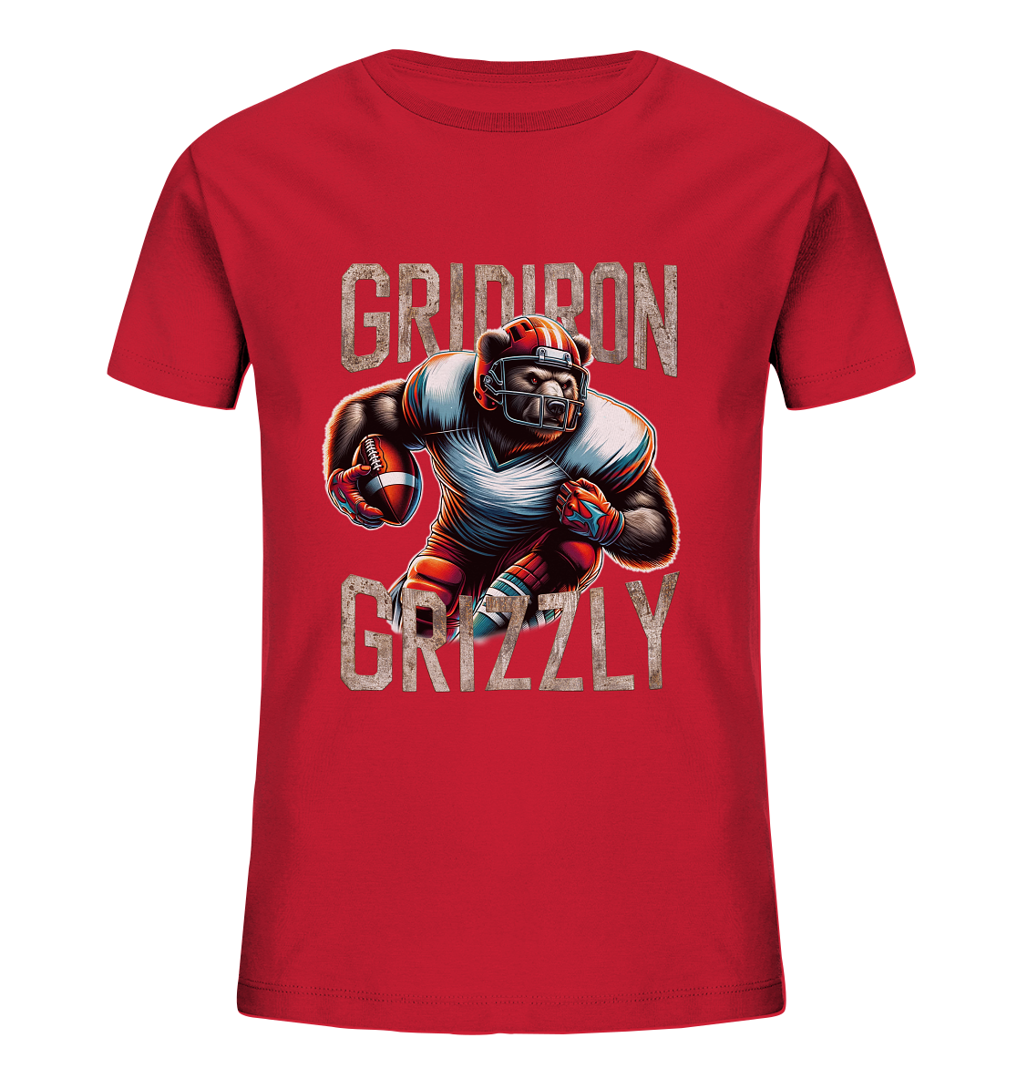 Gridiron Grizzly - Kids Organic Shirt