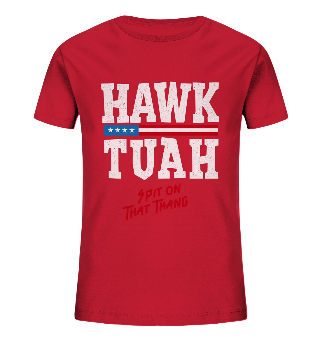 Hawk Tuah White - Kids Organic T-Shirt