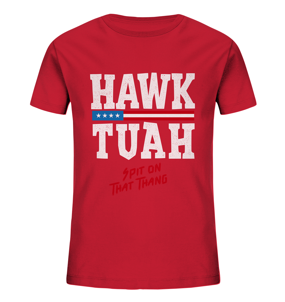 Hawk Tuah White - Kids Organic T-Shirt