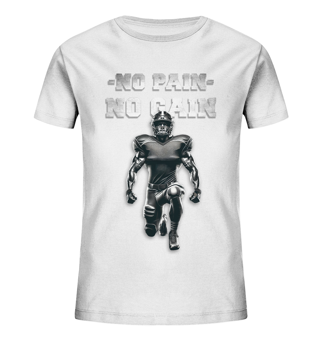 No Pain No Gain Metal - Kids Organic Shirt