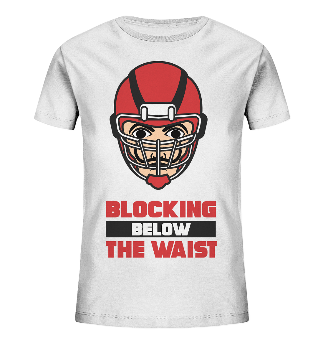 Blocking Below The Waist  - Kids Organic Shirt