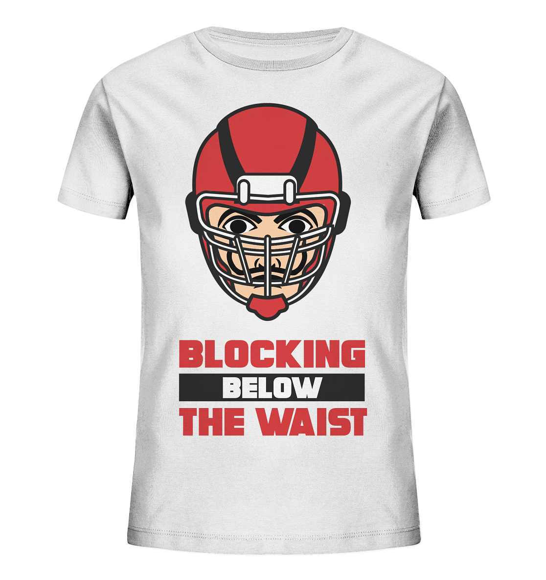 Blocking Below The Waist  - Kids Organic Shirt