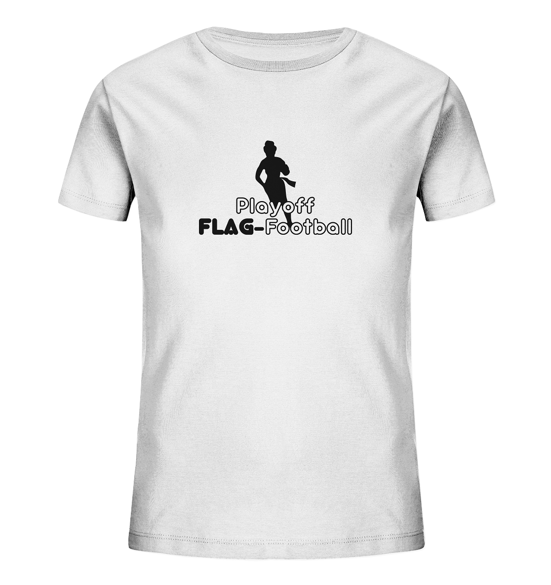 Playoff Flag Football  Women black  - Kids Organic Shirt