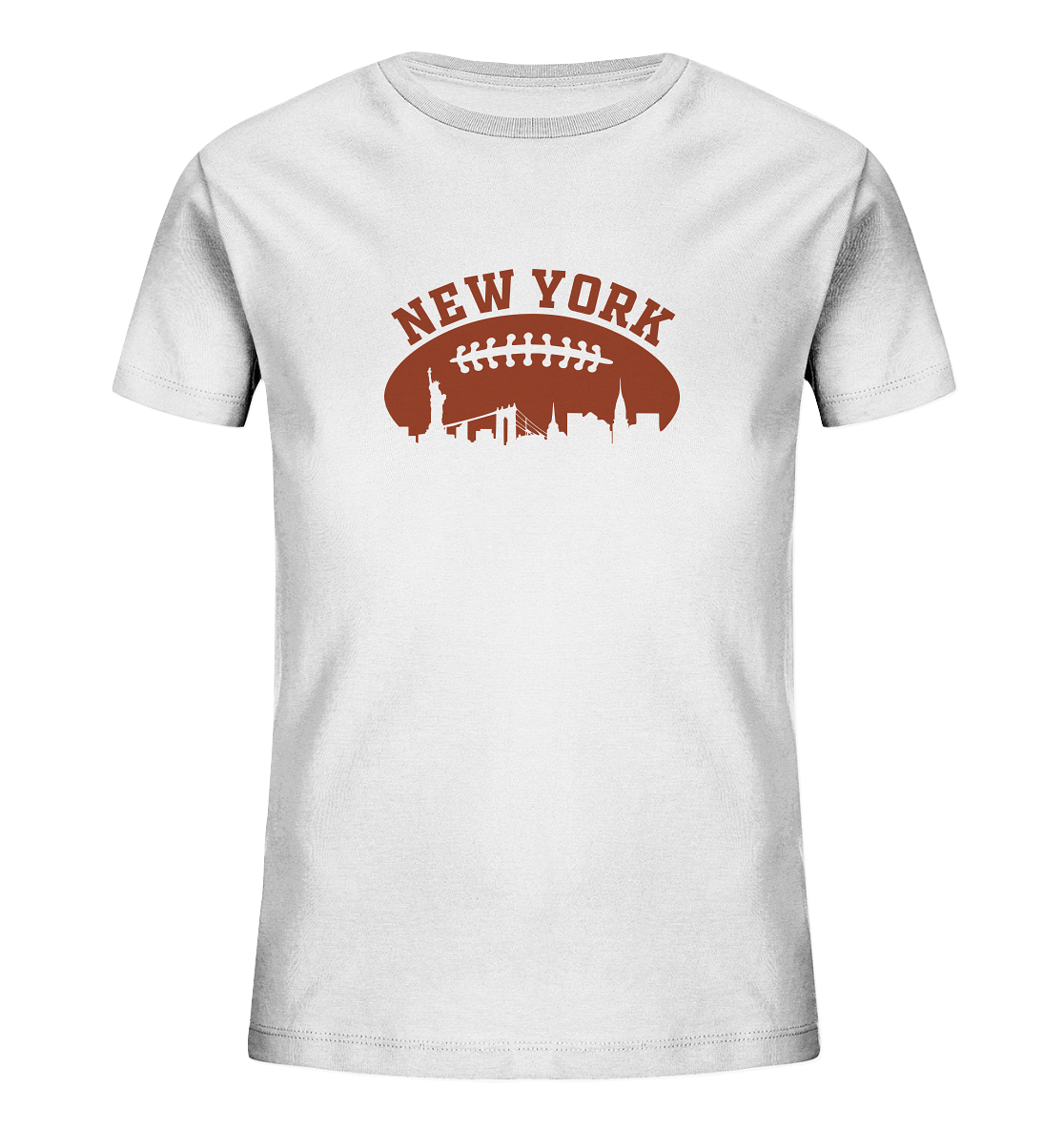 New York Football Silhoutte  - Kids Organic Shirt