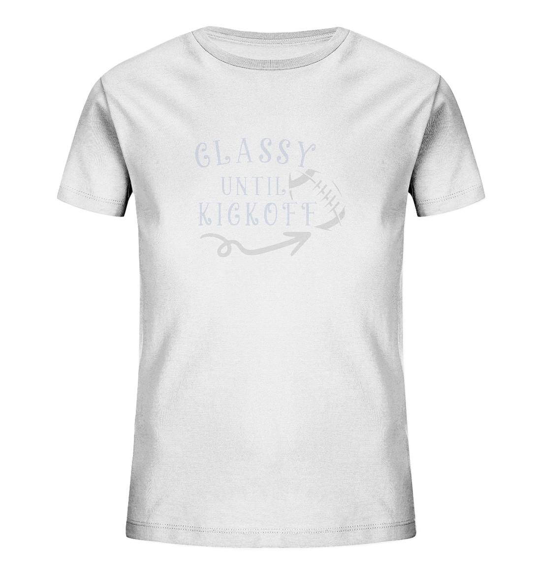 Glassy until Kick Off  - Kids Organic Shirt