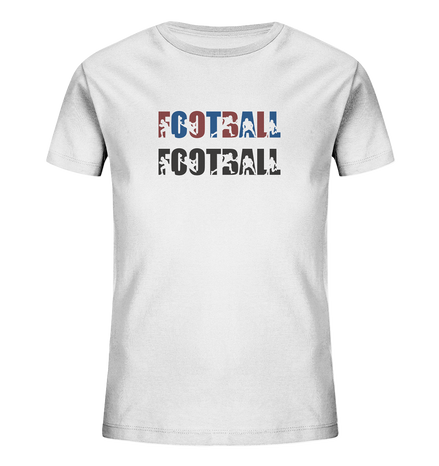 Football Silhouette - Kids Organic Shirt