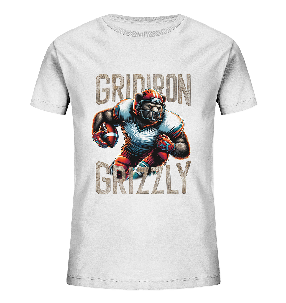 Gridiron Grizzly - Kids Organic Shirt