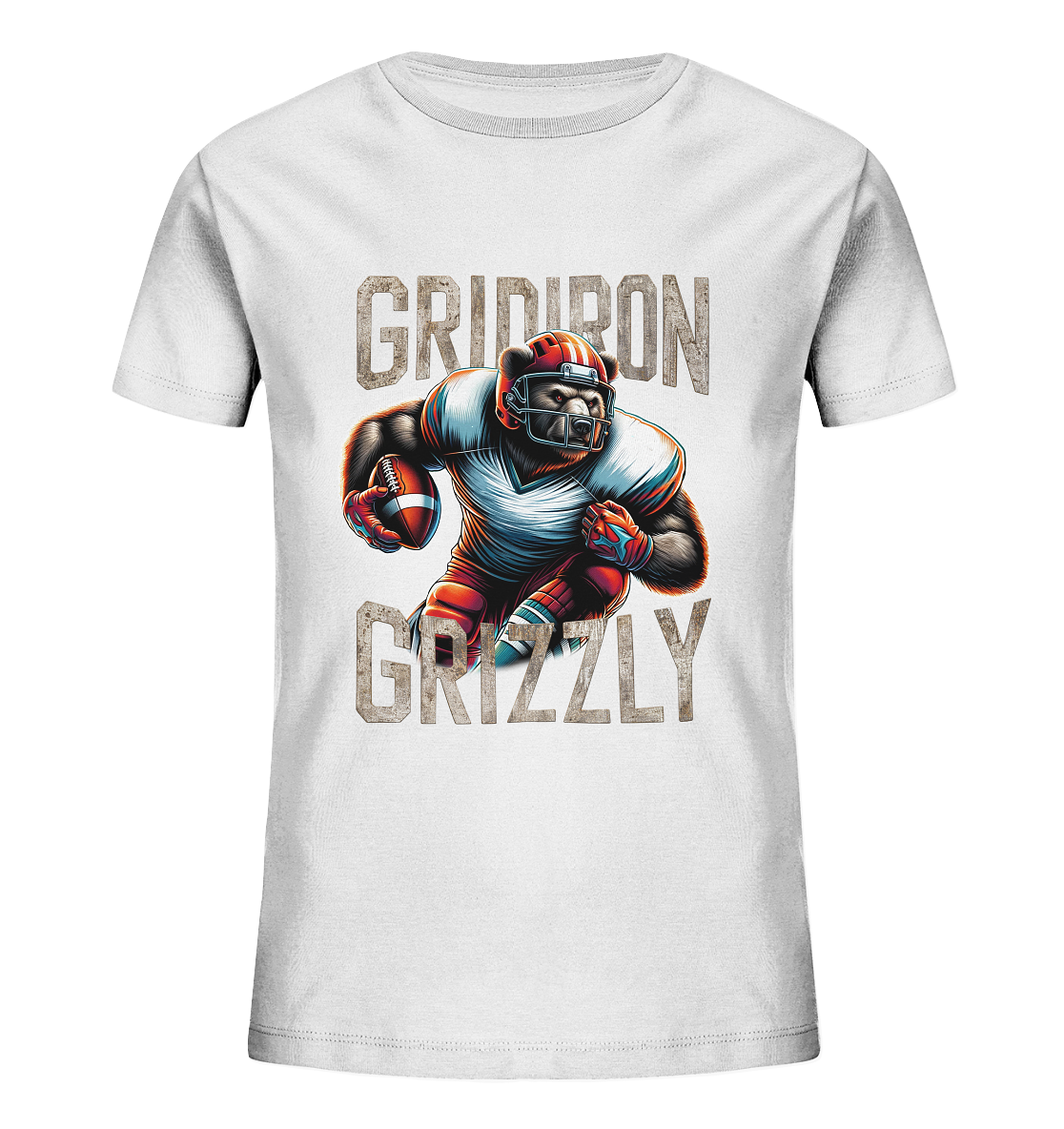 Gridiron Grizzly - Kids Organic Shirt