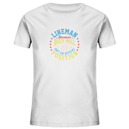Lineman Brick Wall - Kids Organic Shirt
