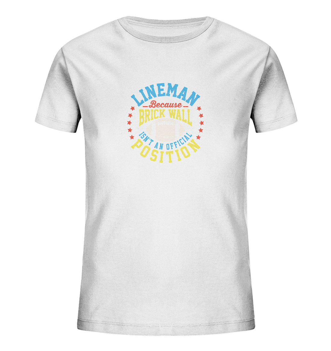 Lineman Brick Wall - Kids Organic Shirt