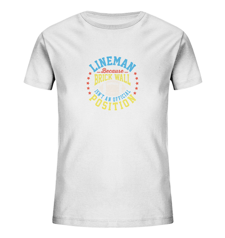 Lineman Brick Wall - Kids Organic Shirt