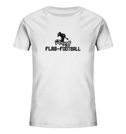 Playoff Flag Football  Men black - Kids Organic Shirt