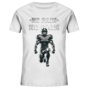 No Pain No Gain Metal - Kids Organic Shirt
