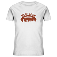 New York Football Silhoutte  - Kids Organic Shirt