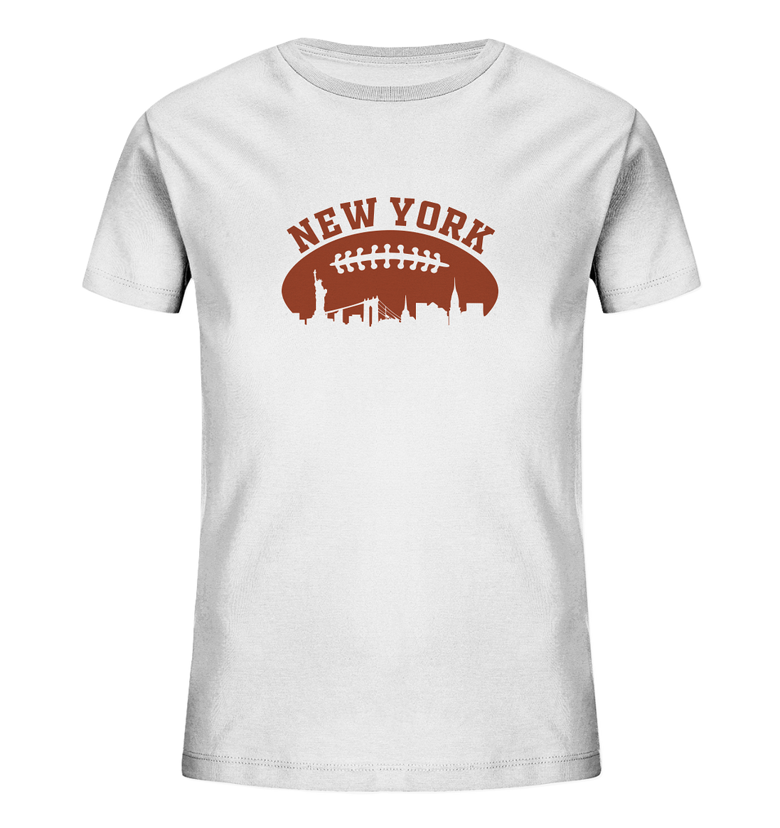 New York Football Silhoutte  - Kids Organic Shirt
