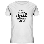 Eat Sleep Cheer Repeat - Kids Organic Shirt