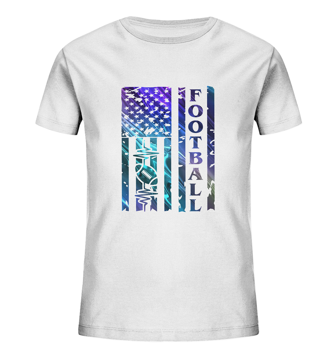 USA Football Flag - Kids Organic Shirt